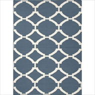 Jaipur Rafi Rug from Maroc Collection - Blue Ashes