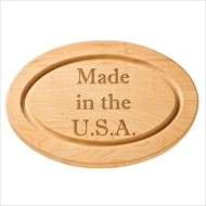 Maple Leaf 12" Oval Cutting Board - 128OV