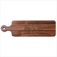 Maple Leaf Personalized 20" Walnut Bread Board