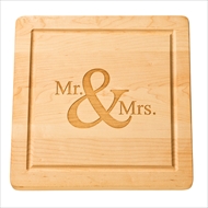 Maple Leaf 12" Square Cutting Board w/o Handle - 1212SQNH