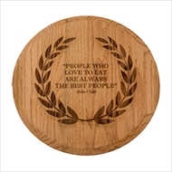 Maple Leaf 16" Golden Oak Lazy Susan - 16OAKLAZY-GoldOak