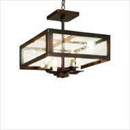 Lowcountry Originals Lighting Semi Flush Calibogue Chandelier 